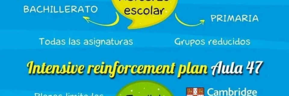 Plan de refuerzo intensivo